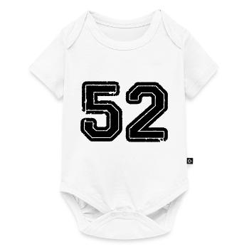 52 - Baby Premium short-sleeve bodysuit - white - Front