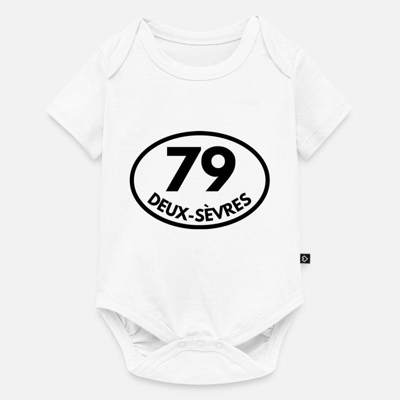 deux-sèvres - Body à manches courtes Premium Bébé - blanc