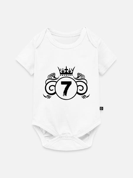 Wappen 7 - Baby Premium Kurzarmbody - Weiß