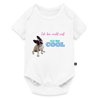 bin nicht süß - Baby Premium Kurzarmbody - Weiß - Vorne