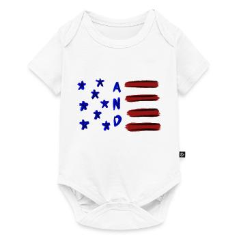 Flag Of Usa - Baby Premium short-sleeve bodysuit - white - Front