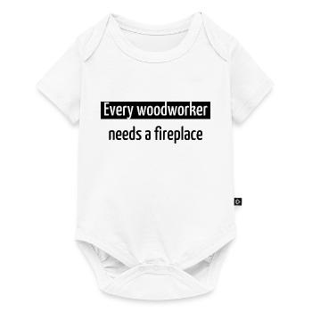 men a carpenters prayer tshirts forester logging - Baby Premium short-sleeve bodysuit - white - Front