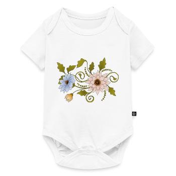 Fleur - Body à manches courtes Premium Bébé - blanc - Devant