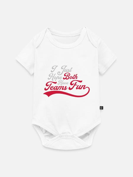 Both Teams Have Fun - Baby Premium Kurzarmbody - Weiß