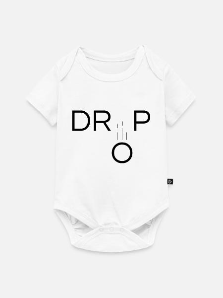 Original Drop Geschenk - Baby Premium Kurzarmbody - Weiß