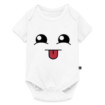 Cute face - Baby Premium Kurzarmbody - Weiß - Vorne