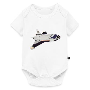 Vol de la navette spatiale - Body à manches courtes Premium Bébé - blanc - Devant