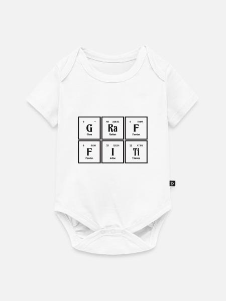 Graffiti-| Periodensystem der Elemente - Baby Premium Kurzarmbody - Weiß