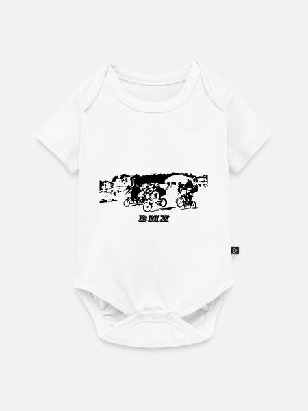 BMX - Baby Premium Kurzarmbody - Weiß