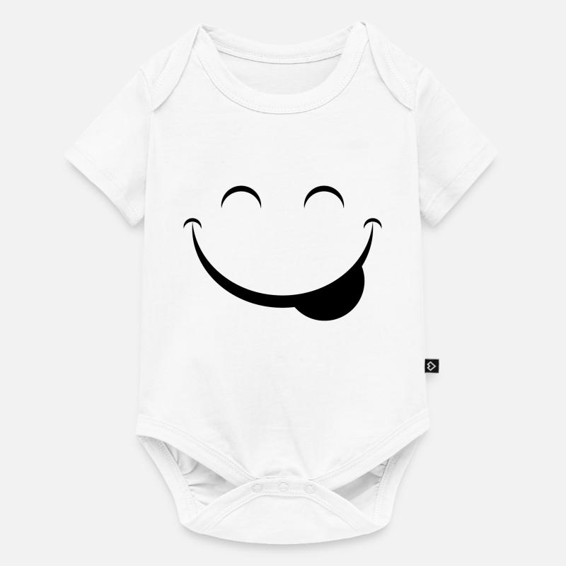 Content - Body à manches courtes Premium Bébé - blanc