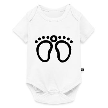 Foot - Baby Premium short-sleeve bodysuit - white - Front