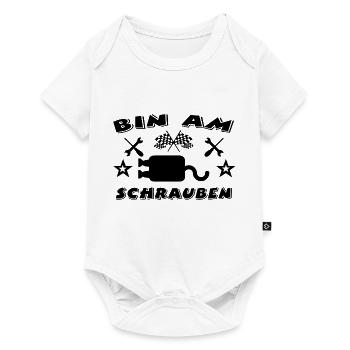 Auto - Baby Premium Kurzarmbody - Weiß - Vorne