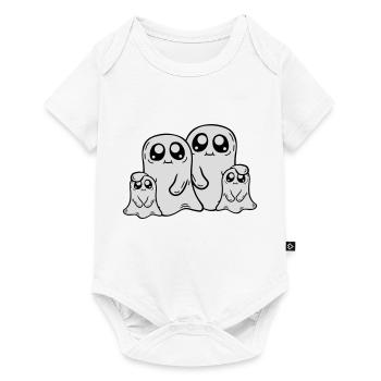 Parents Enfants Fantômes Famille - Body à manches courtes Premium Bébé - blanc - Devant