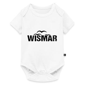 Wismar Möwen Hansestadt - Baby Premium Kurzarmbody - Weiß - Vorne