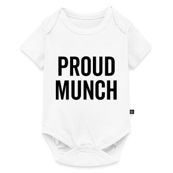 Proud Munch - Baby Premium short-sleeve bodysuit - white - Front