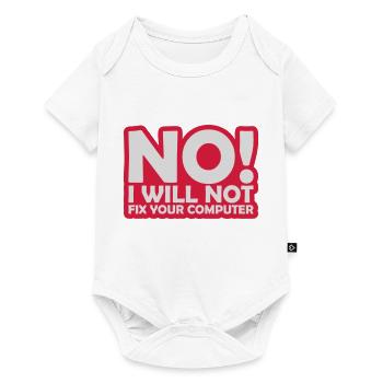 not fix your computer - Baby Premium short-sleeve bodysuit - white - Front