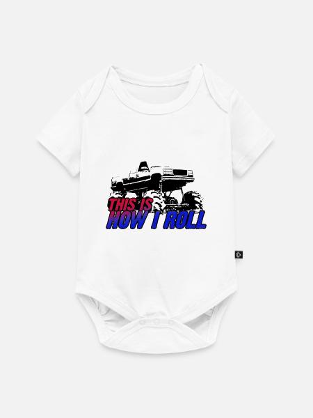 SO ROLLE ICH - Baby Premium Kurzarmbody - Weiß
