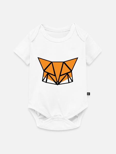 Fox Design - Baby Premium Kurzarmbody - Weiß