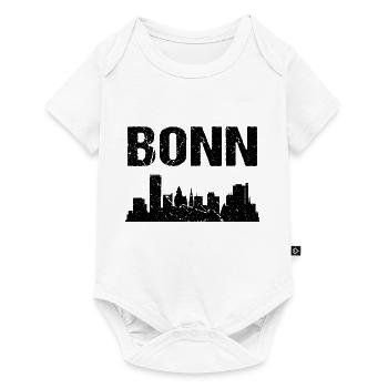 Bonn Skyline Stadt Bonn - Baby Premium Kurzarmbody - Weiß - Vorne