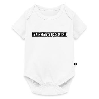Electro House - Baby Premium short-sleeve bodysuit - white - Front