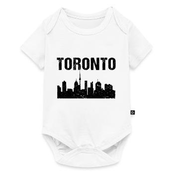 Toronto Skyline - Baby Premium short-sleeve bodysuit - white - Front