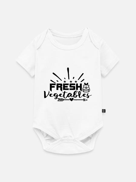Fresh Vegetables - Baby Premium Kurzarmbody - Weiß