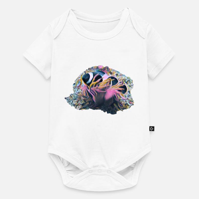 Poisson clown - Body à manches courtes Premium Bébé - blanc