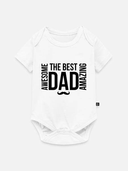Toller Papa - Baby Premium Kurzarmbody - Weiß