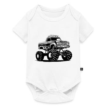 Monster Truck Monster Truck Lover Fan - Baby Premium short-sleeve bodysuit - white - Front
