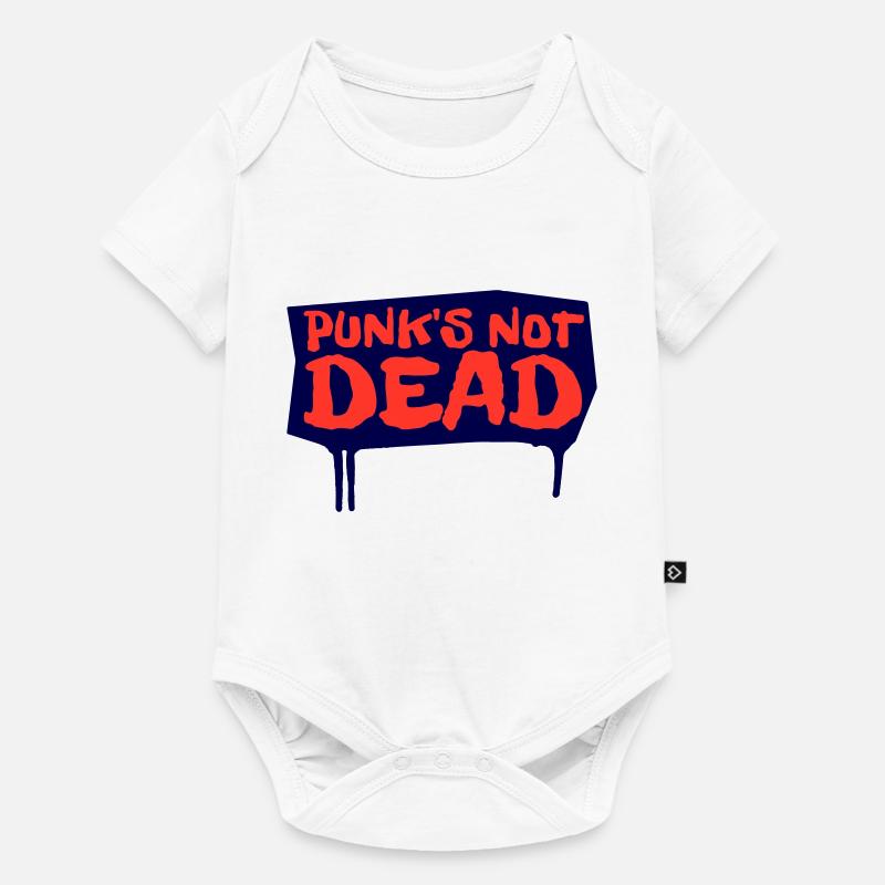 Les punks ne sont pas morts - Body à manches courtes Premium Bébé - blanc