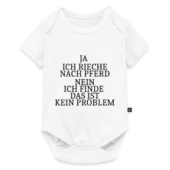 Ja ich rieche nach Pferd - Baby Premium Kurzarmbody - Weiß - Vorne