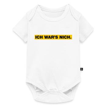 Ich war’s nich... - Baby Premium Kurzarmbody - Weiß - Vorne