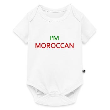 I'm moroccan - Baby Premium short-sleeve bodysuit - white - Front
