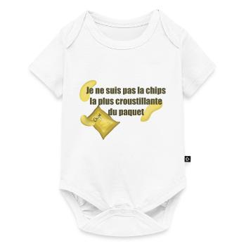 Chips - Body à manches courtes Premium Bébé - blanc - Devant