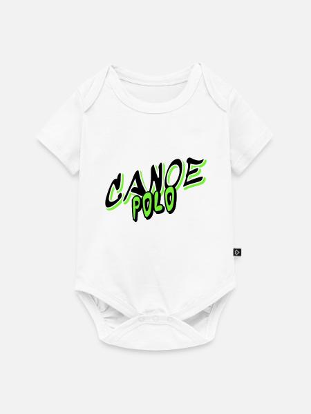 Canoe Polo Graffiti Slogan - Baby Premium Kurzarmbody - Weiß