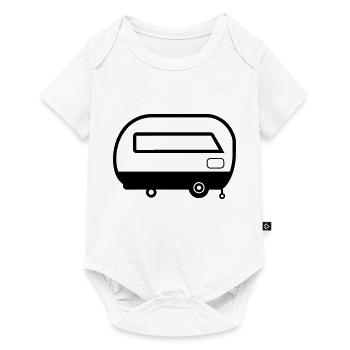 Small caravan - Baby Premium short-sleeve bodysuit - white - Front
