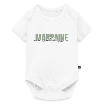 Dear Godmother - Godmother Gift - Baby Premium short-sleeve bodysuit - white - Front