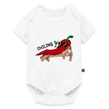 Idée cadeau drôle d’humour - Body à manches courtes Premium Bébé - blanc - Devant