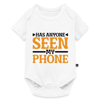 Has Anyone Seen My Phone 16 - Baby Premium short-sleeve bodysuit - white - Front