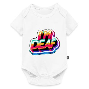 I'm Deaf 45 - Baby Premium short-sleeve bodysuit - white - Front