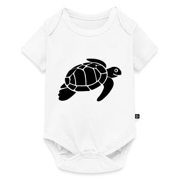tortoise - Baby Premium short-sleeve bodysuit - white - Front
