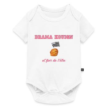 Fier d être un drama kouign Red - Body à manches courtes Premium Bébé - blanc - Devant