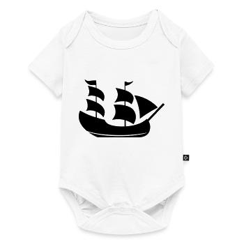 Pirate ship - Baby Premium short-sleeve bodysuit - white - Front