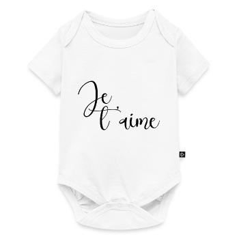 Je t'aime - Body à manches courtes Premium Bébé - blanc - Devant