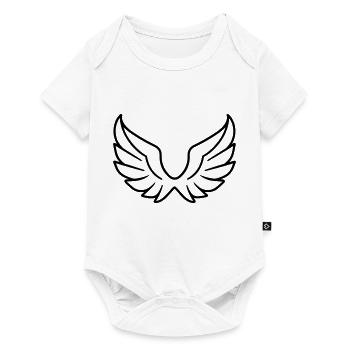 Ailes d'ange - Body à manches courtes Premium Bébé - blanc - Devant
