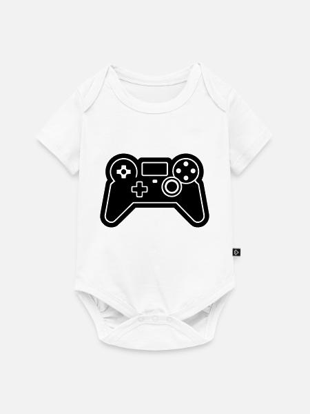 Controller für Videospiele - Baby Premium Kurzarmbody - Weiß