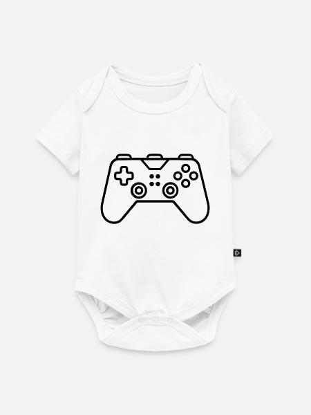 Controller für Videospiele - Baby Premium Kurzarmbody - Weiß