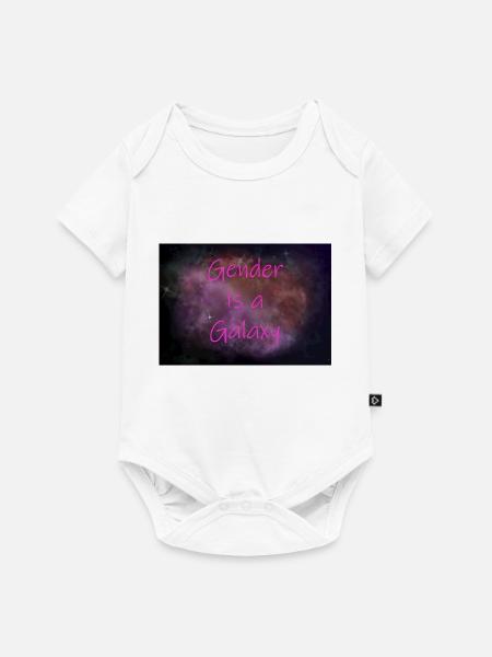 GenderGalaxy - Baby Premium Kurzarmbody - Weiß