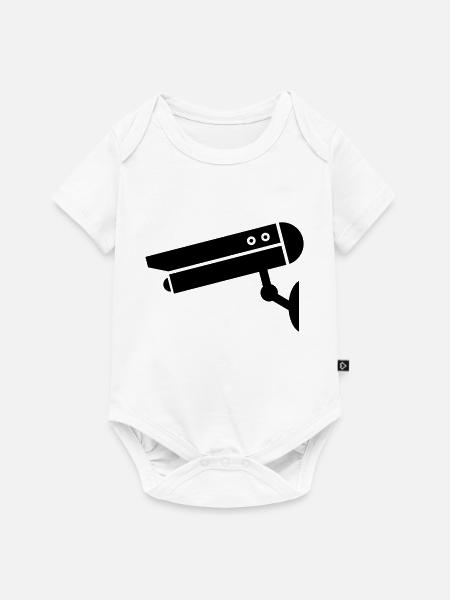 kamera icon - Baby Premium Kurzarmbody - Weiß