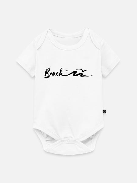 Beach Lifestyle - Baby Premium Kurzarmbody - Weiß